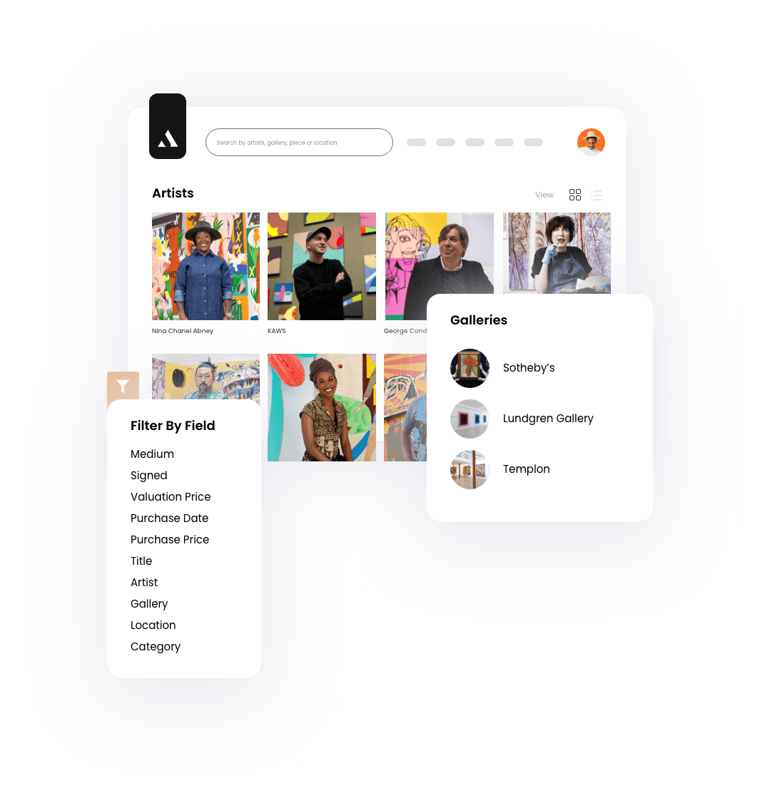 A screenshot of our inventory management system.